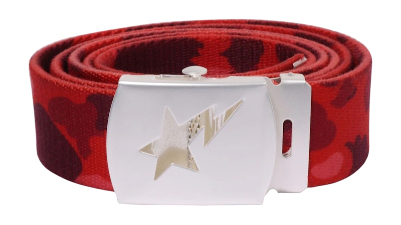 BAPE Color Camo Sta Gi Belt Rood