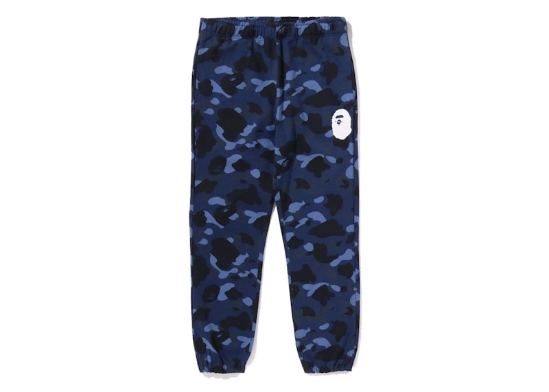 BAPE Color Camo Sweat Pants Blauw