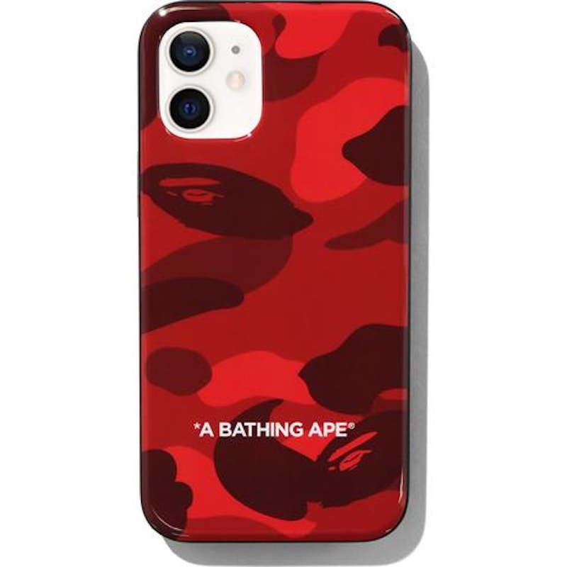 BAPE Color Camo iPhone 12 Mini Case Rood