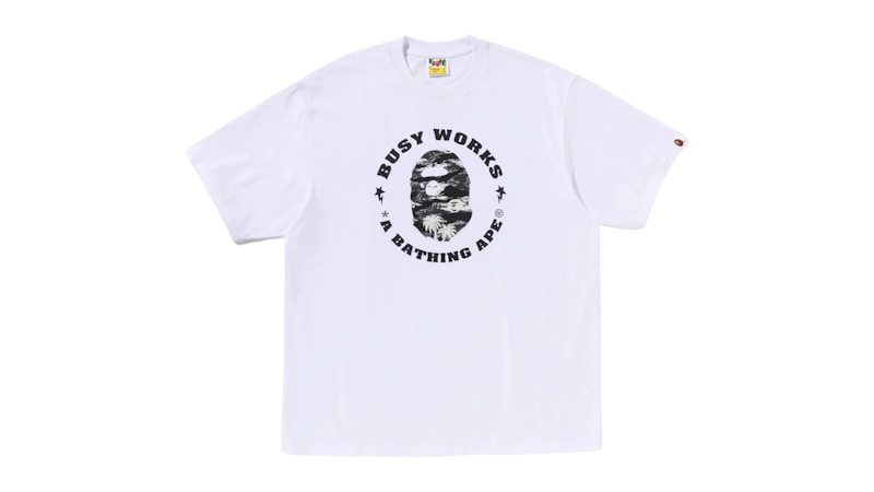 BAPE Colors Busy Works Sta Tee Tee Wit