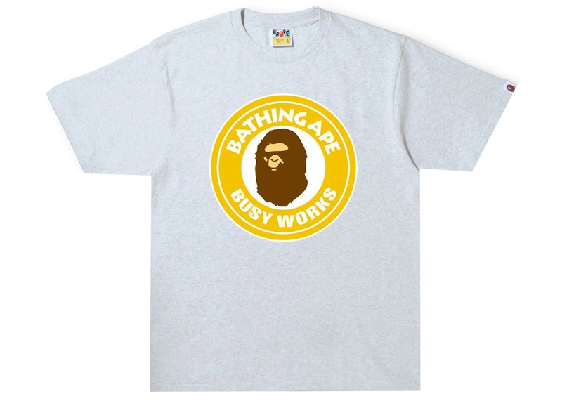 BAPE Colors Busy Works Tee Grijs