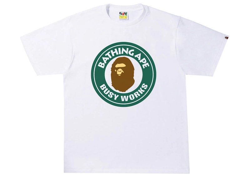 BAPE Colors Busy Works Tee Wit