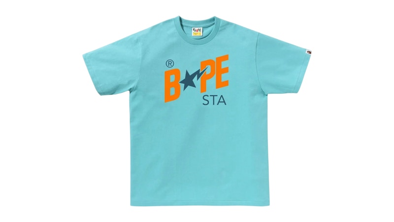 BAPE Colors Sta Tee Tee Blauw