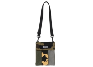 BAPE Crazy Pattern Shoulder Bag Multi Multicolor