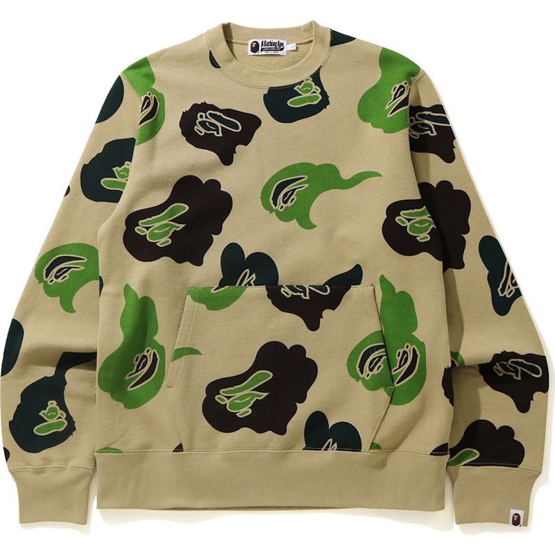 BAPE Def Camo Crewneck Beige