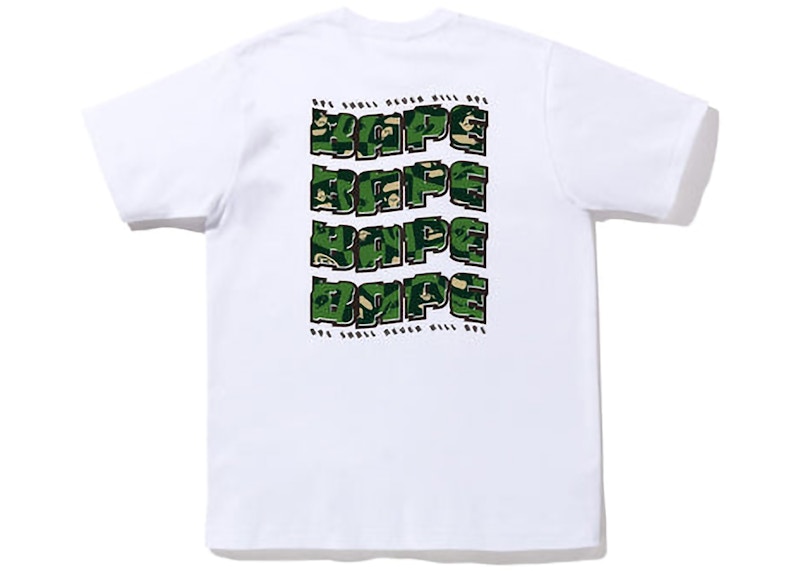 BAPE Distortion Tee Groen