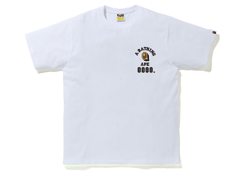 BAPE Emblem Tee Wit