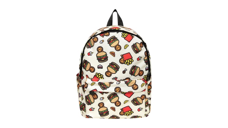 BAPE Fast Food All Print Pattern Mini Backpack Backpack Multi Multicolor