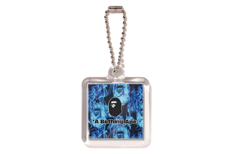 BAPE Flame Keychain Blauw