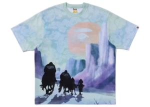 BAPE Forbidden Zone Tee Multicolor