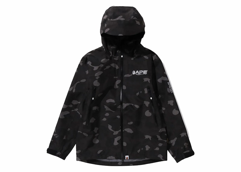 BAPE GORE-TEX Color Camo Shell Jacket Zwart