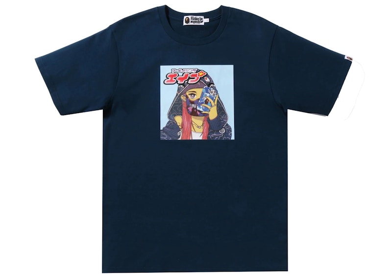 BAPE Girl Tee Blauw