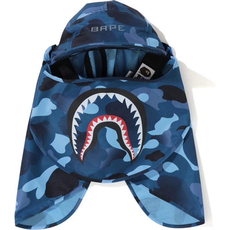 BAPE Gradation Camo Mask Cap Blauw
