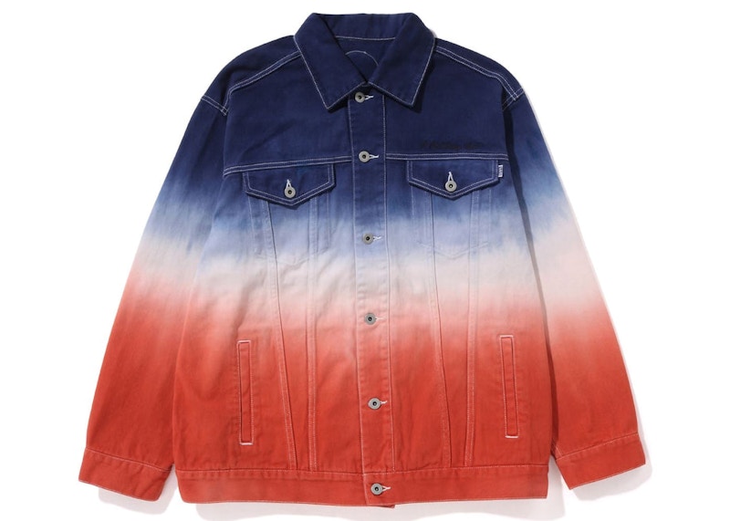 BAPE Gradation Champion Loose Fit Jacket Multi Multicolor