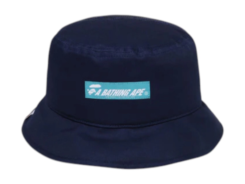 BAPE Half Mesh Bucket Hat Blauw