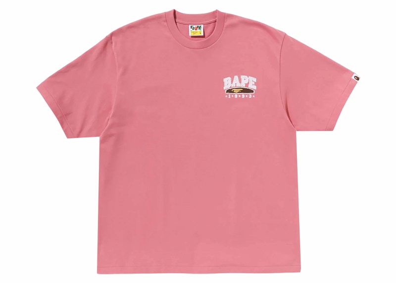 BAPE Hand Draw Bape Relaxed Fit Tee Roze
