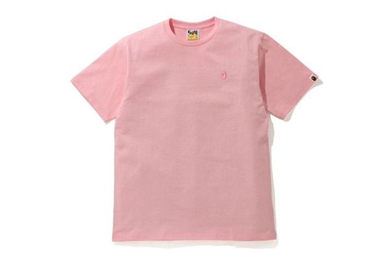 BAPE Head One Point Tee Roze