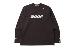 BAPE In Transit L/S Tee Grijs