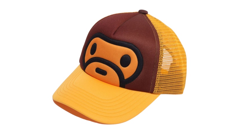 BAPE Kids Milo Face Mesh Cap Bruin