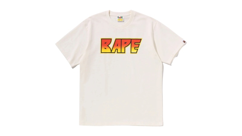 BAPE Kiss Logo Tee Ivory Wit