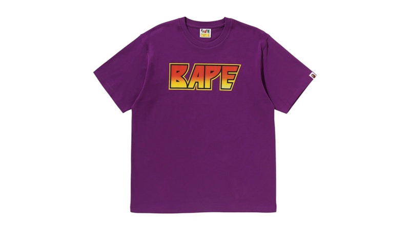 BAPE Kiss Logo Tee Paars
