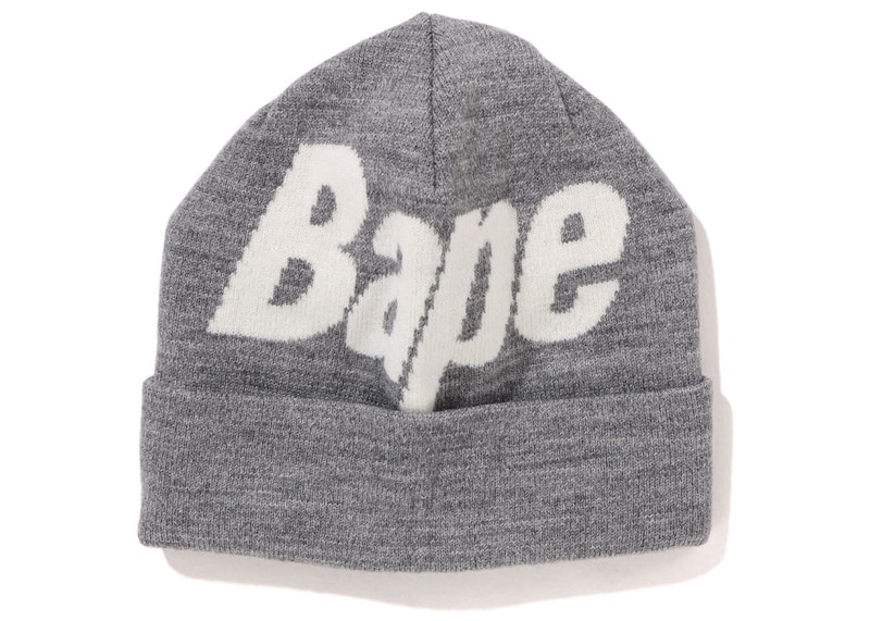 BAPE Knit Cap Beanie Grijs