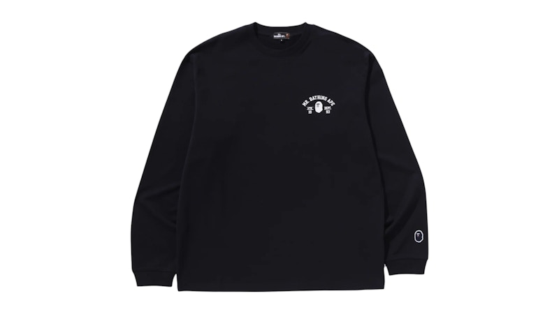 BAPE L/S Print II Tee Blauw
