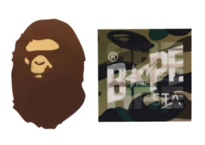 BAPE Lenticular Sticker Set Multicolor
