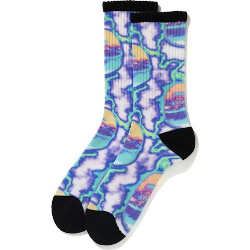 BAPE Lightning Socks Blauw