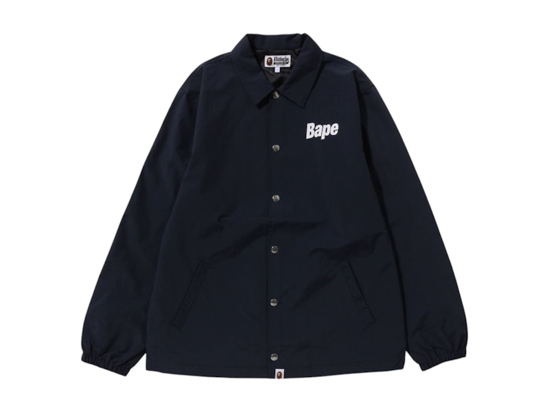 BAPE Logo Coach Jacket Blauw