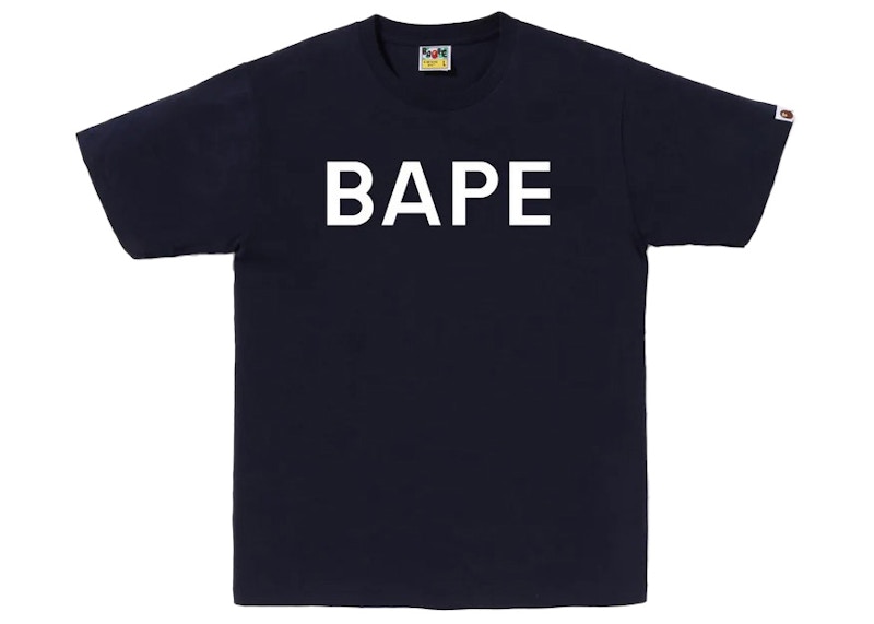 BAPE Logo Tee Blauw