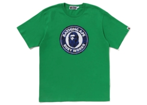BAPE Lux Sport Pattern Busy Works Tee Groen