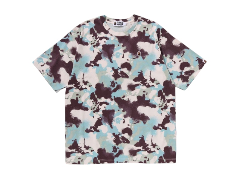 BAPE Map Camo Ape Head One Point Relaxed Fit Tee Multicolor