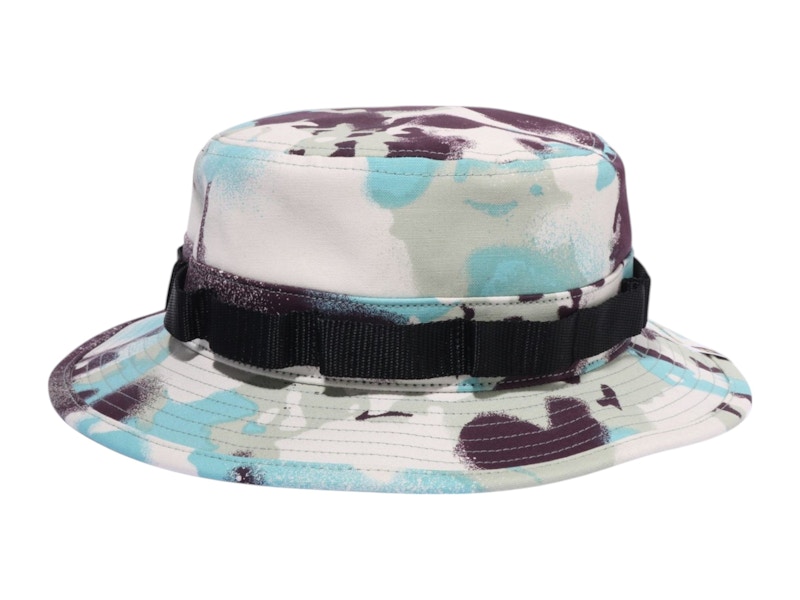 BAPE Map Camo Military Hat Multicolor