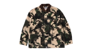 BAPE Map Camo Work Jacket Jacket Groen