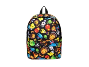 BAPE Milo 3D All Print Pattern Medium Backpack Zwart