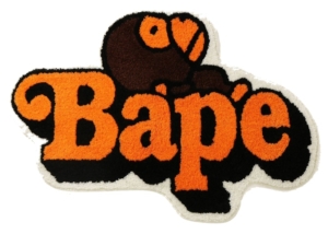 BAPE Milo On Bape Rug Mat Bruin