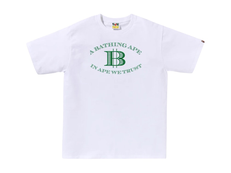 BAPE Money B Logo Tee Wit