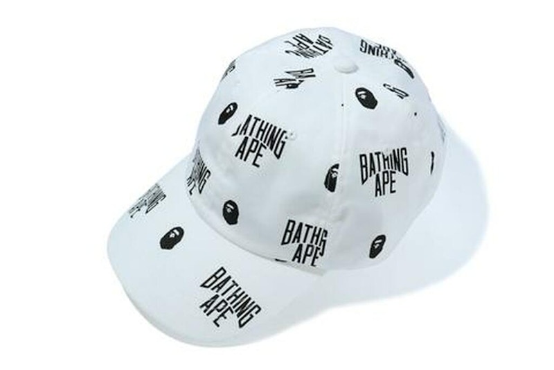 BAPE Monogram Panel Cap Zwart
