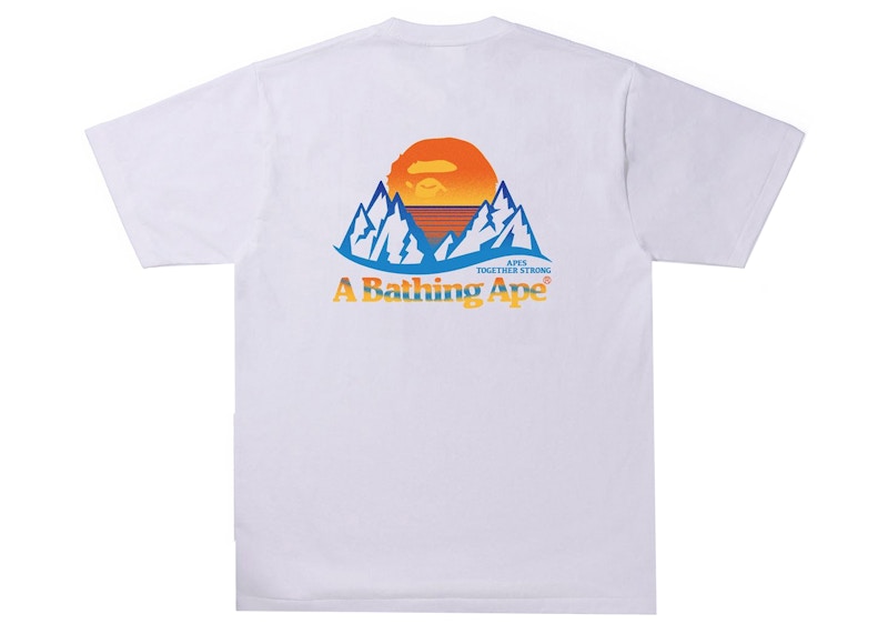 BAPE Mountain Tee Wit