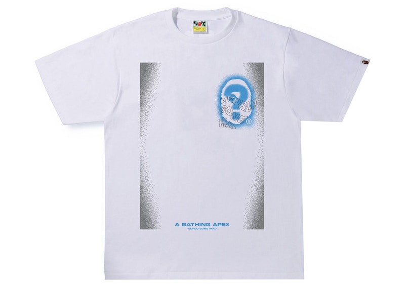 BAPE Multi Logo 3 Tee Wit