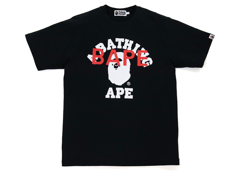 BAPE Multi Print Tee Zwart