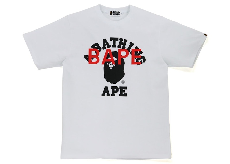 BAPE Multi Print Tee Wit