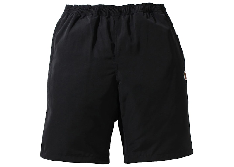 BAPE One Point Beach Shorts Zwart
