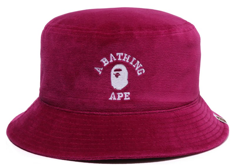 BAPE One Point Bucket Hat Paars