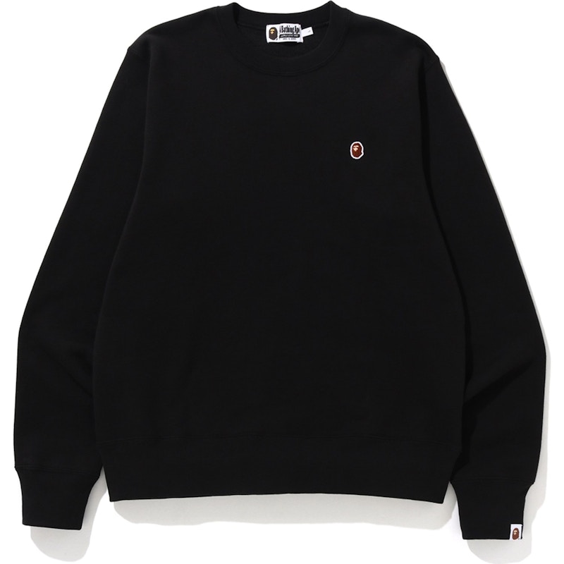 BAPE One Point Crewneck Zwart
