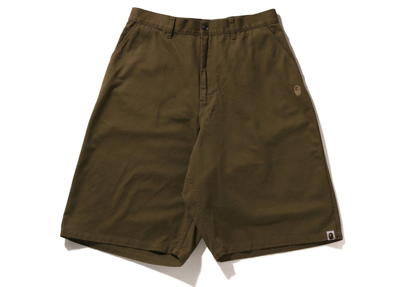 BAPE One Point Loose Fit Chino Short Beige