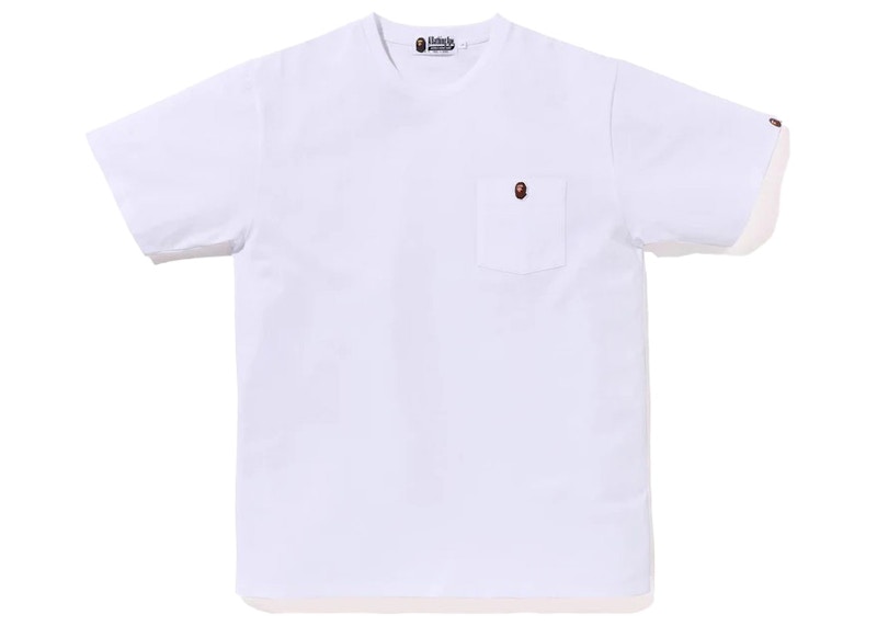 BAPE One Point Pocket Tee Wit