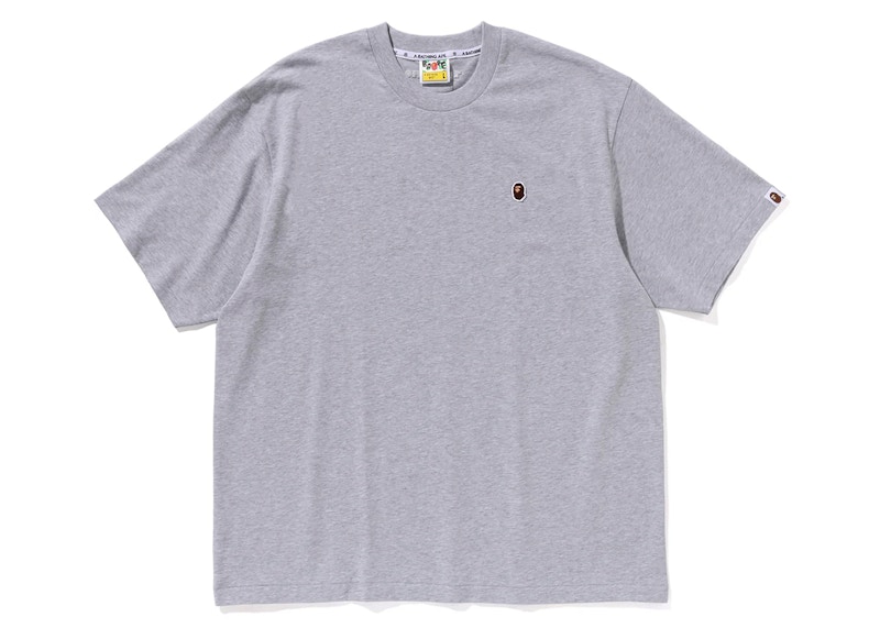 BAPE One Point Relaxed Fit Tee Grijs