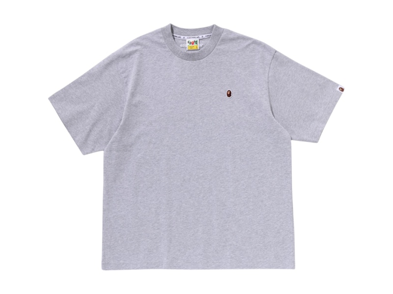 BAPE One Point Relaxed Fit Tee Grijs